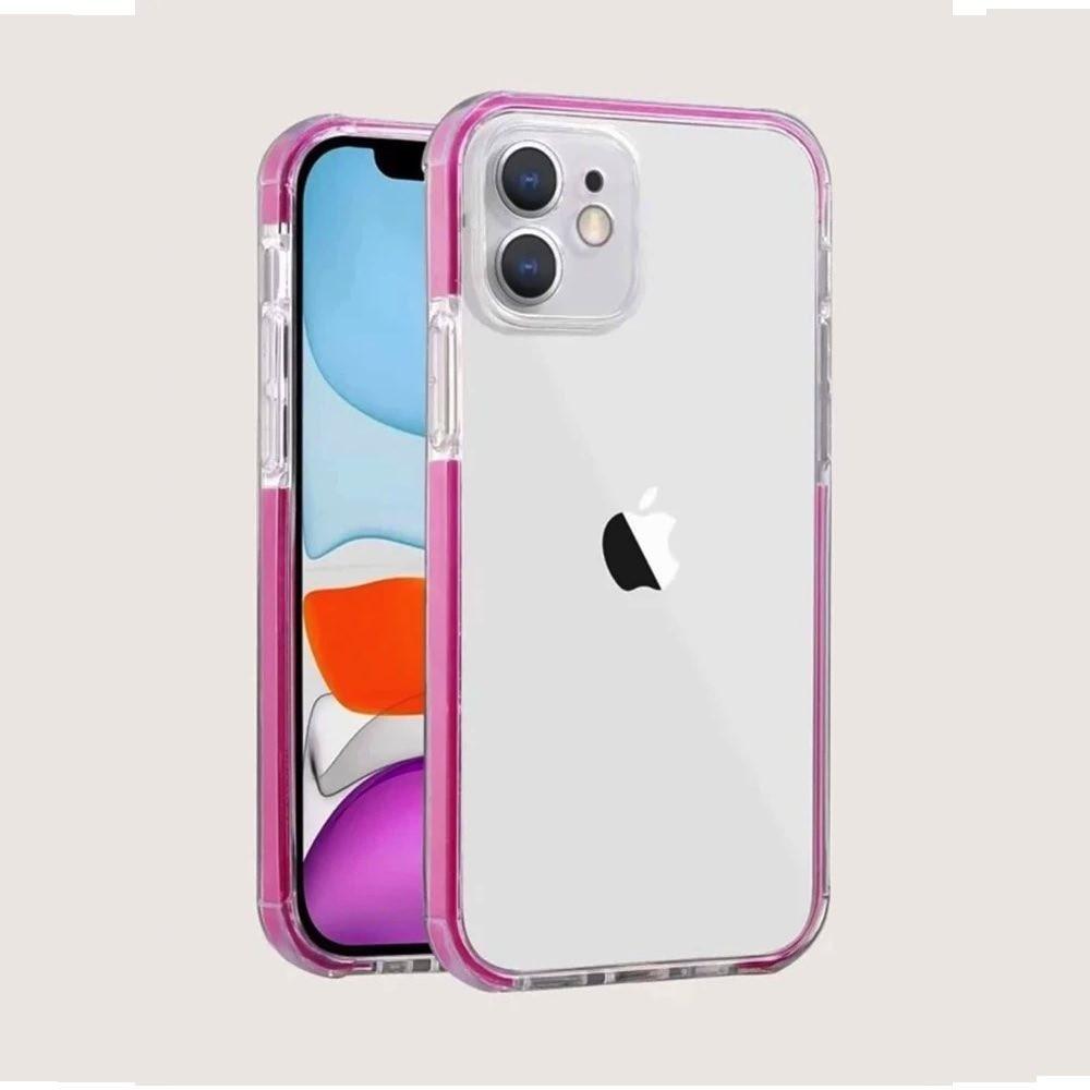Хибриден удароустойчив кейс за iPhone 13 - Devia Super Series Case (розов-прозрачен) | JAR Computers Хибриден удароустойчив кейс за iPhone 13 - Devia Super Series Case (розов-прозрачен)
