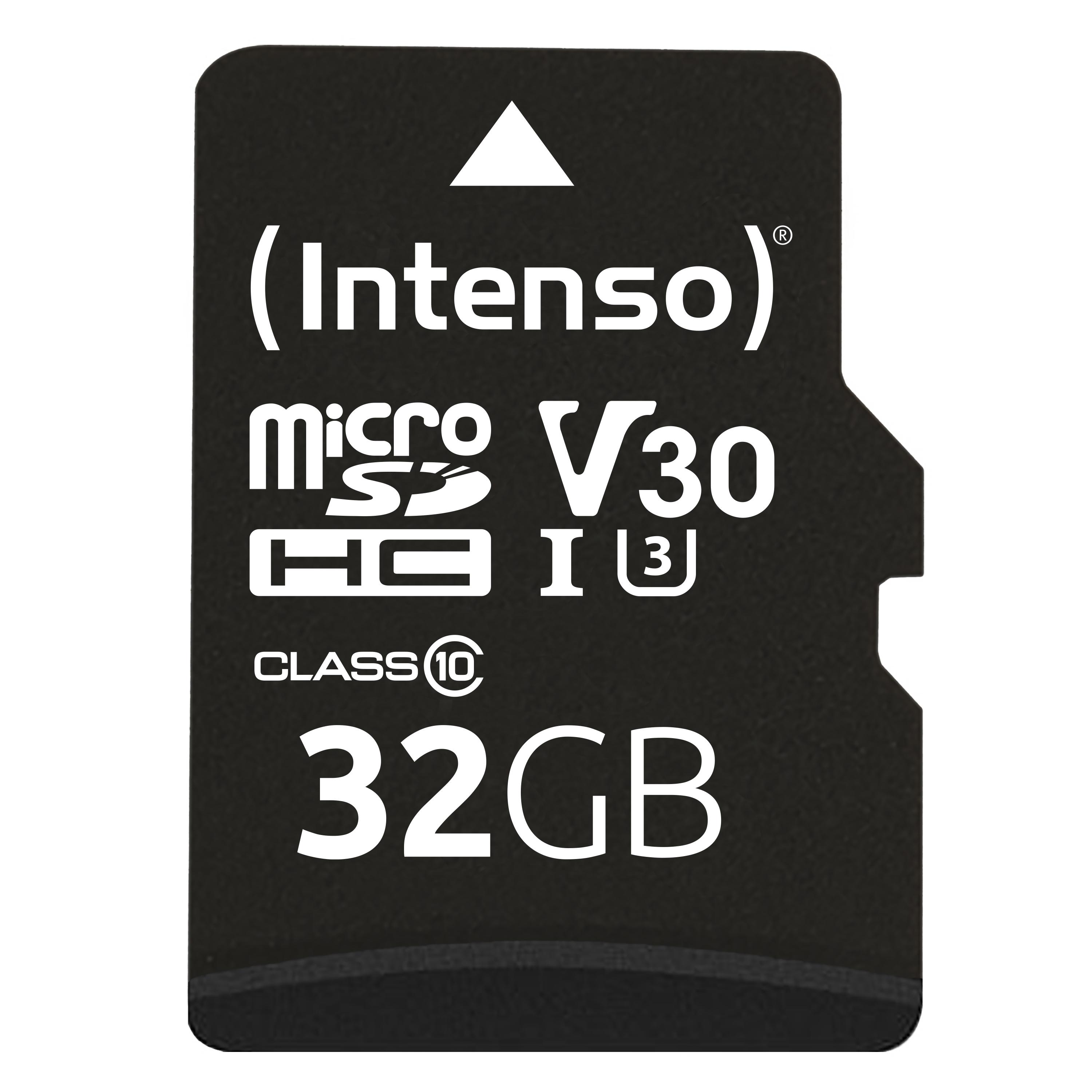 Intenso 3433480 карта памет 32 GB MicroSDHC UHS-I Клас 10 | JAR Computers Intenso 3433480 карта памет 32 GB MicroSDHC UHS-I Клас 10