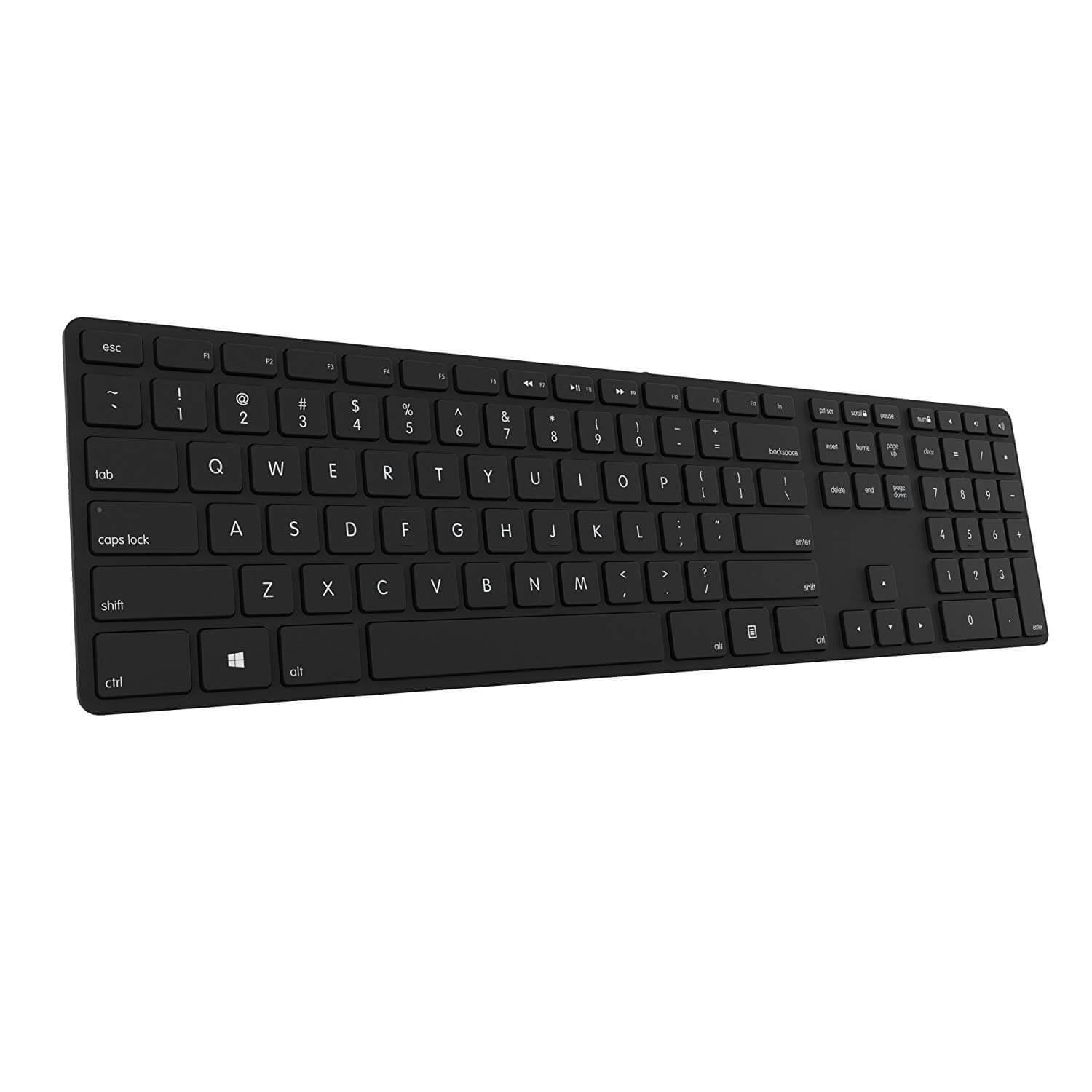 Качествена алуминиева жична клавиатура с подсветка за PC (черен) - Matias Backlit Wired Aluminum Keyboard with Numeric Keypad | JAR Computers Качествена алуминиева жична клавиатура с подсветка за PC (черен) - Matias Backlit Wired Aluminum Keyboard with Numeric Keypad