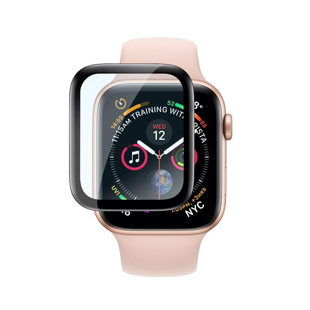 Калено стъклено защитно покритие с извити ръбове за дисплея на Apple Watch Series 4 (44mm) - Torrii BodyGlass (черен-прозрачен) | JAR Computers Калено стъклено защитно покритие с извити ръбове за дисплея на Apple Watch Series 4 (44mm) - Torrii BodyGlass (черен-прозрачен)