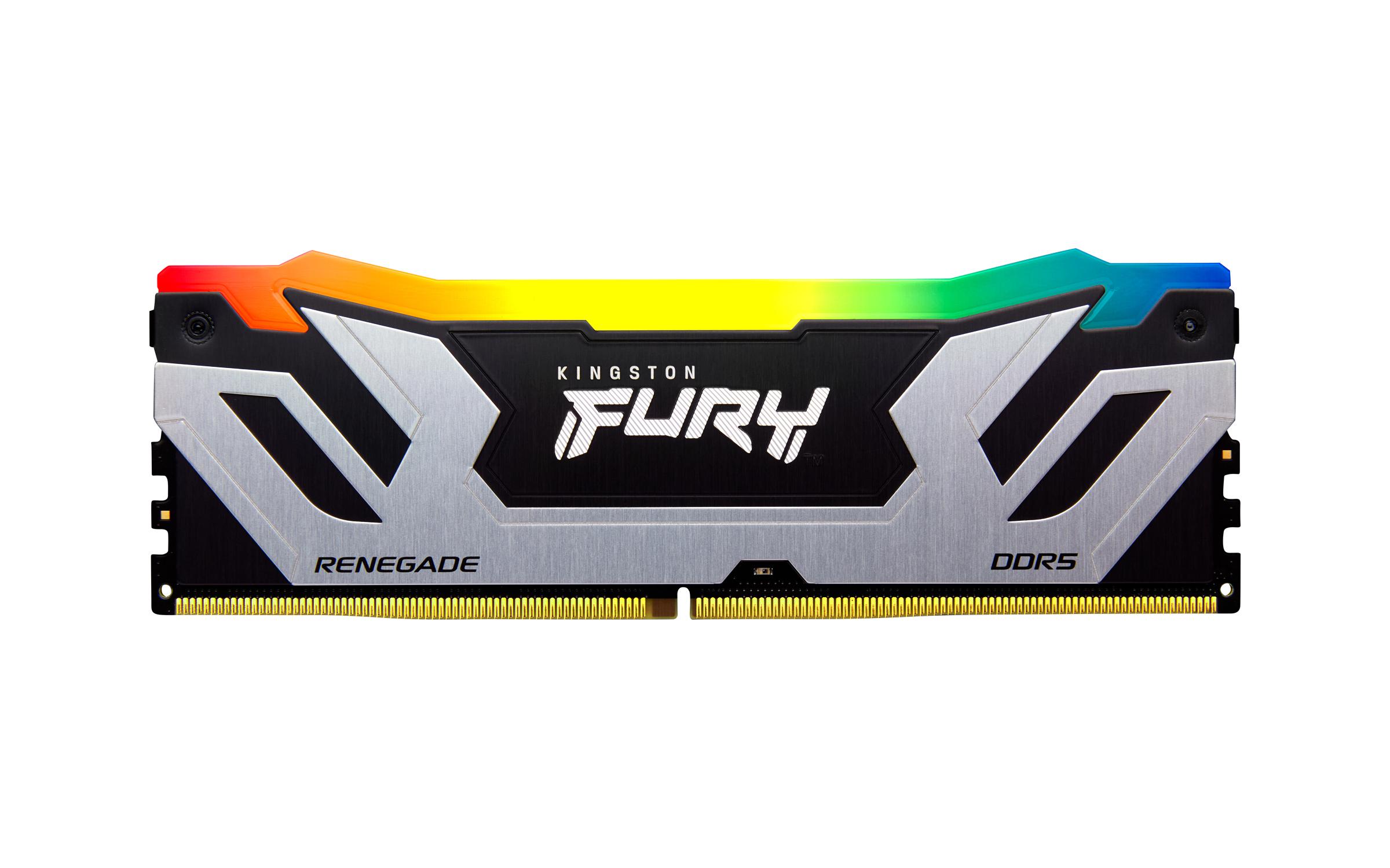 Kingston Technology FURY Renegade RGB модул памет 24 GB 1 x 24 GB DDR5 8800 MT/s 288-pin DIMM | JAR Computers Kingston Technology FURY Renegade RGB модул памет 24 GB 1 x 24 GB DDR5 8800 MT/s 288-pin DIMM