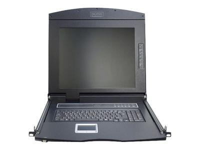 Мрежов комутатор DIGITUS Modular KVM-Console DS-72210 - 43.2 cm (17) - 1280 x 1024 SXGA