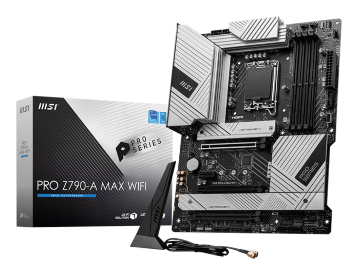 MSI PRO Z790-A MAX WIFI motherboard Intel Z790 LGA 1700 ATX | JAR Computers MSI PRO Z790-A MAX WIFI motherboard Intel Z790 LGA 1700 ATX