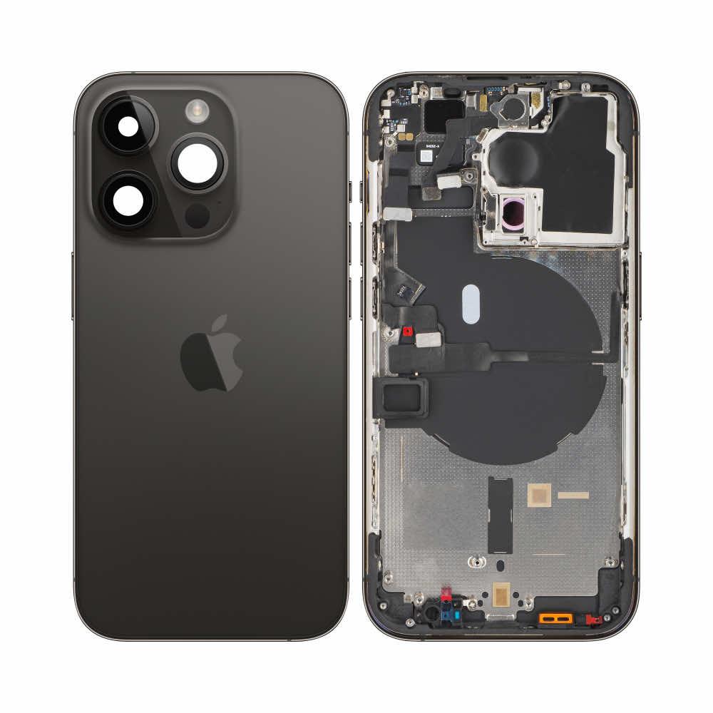 Оригинален резервен заден капак заедно с безжично зареждане - Apple iPhone 14 Pro Genuine Backcover (черен) | JAR Computers Оригинален резервен заден капак заедно с безжично зареждане - Apple iPhone 14 Pro Genuine Backcover (черен)
