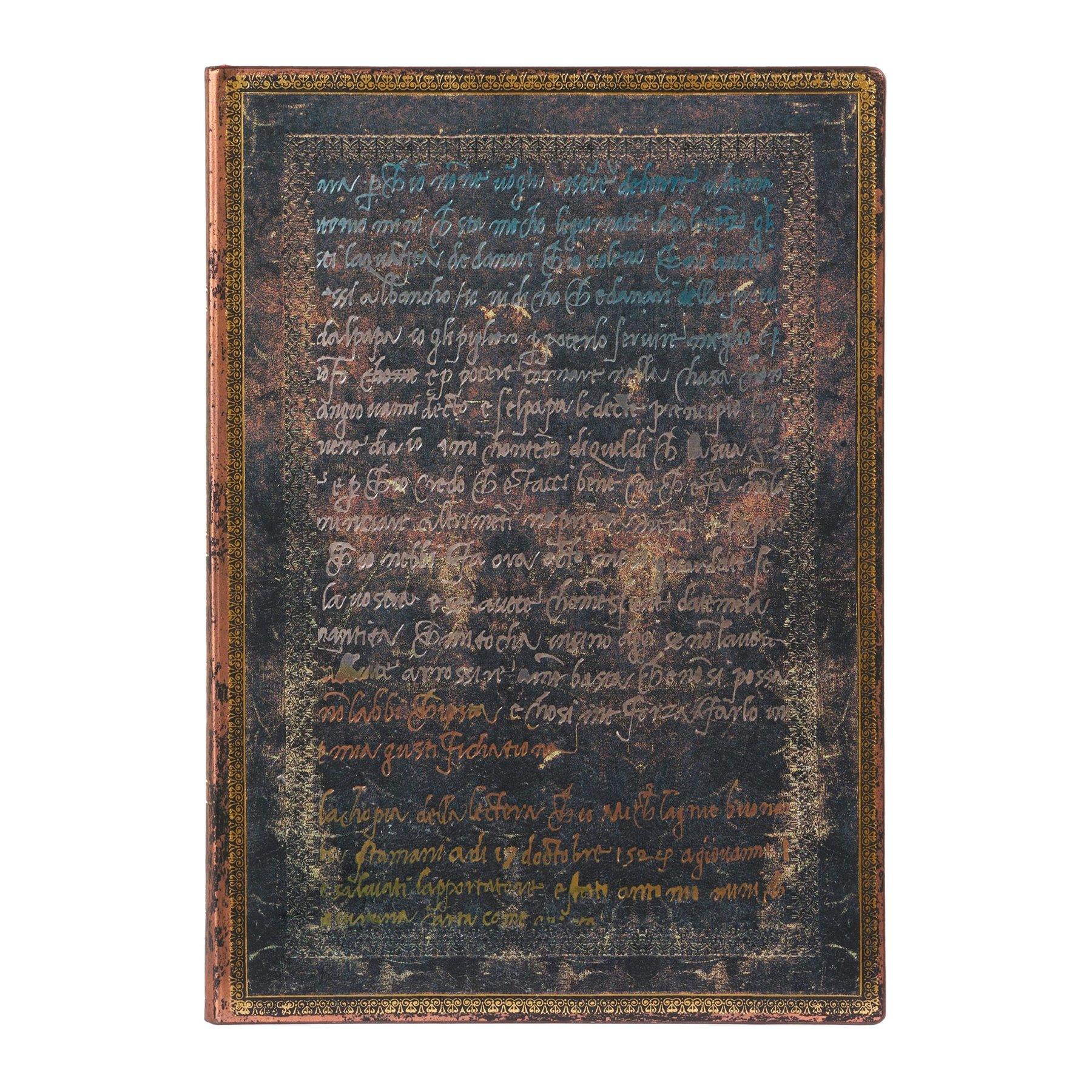 Paperblanks Тефтер Michelangelo, Mini, широки редове, мека корица, 104 листа