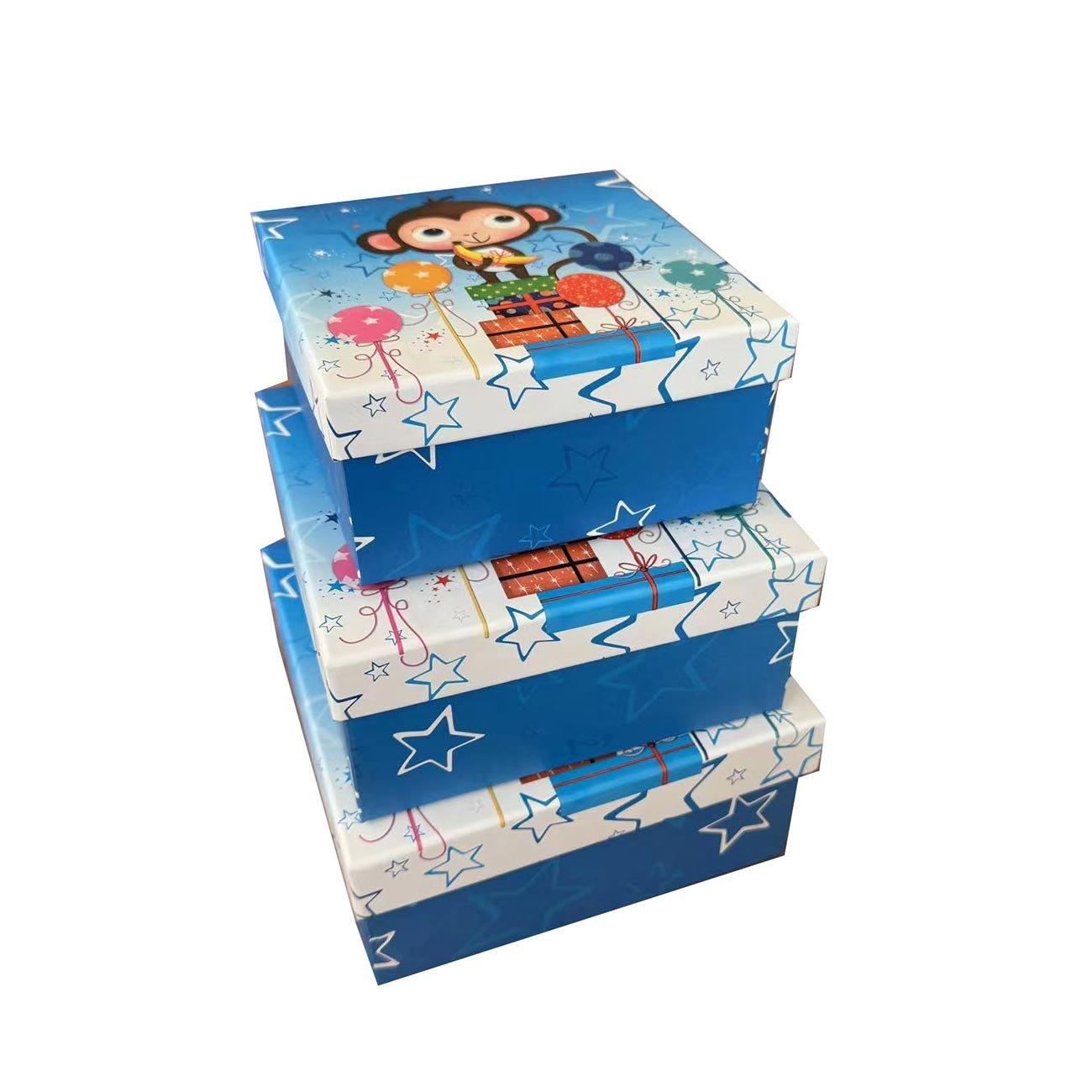 Подаръчна кутия, маймуна, детска, 3 броя | JAR Computers Подаръчна кутия, маймуна, детска, 3 броя