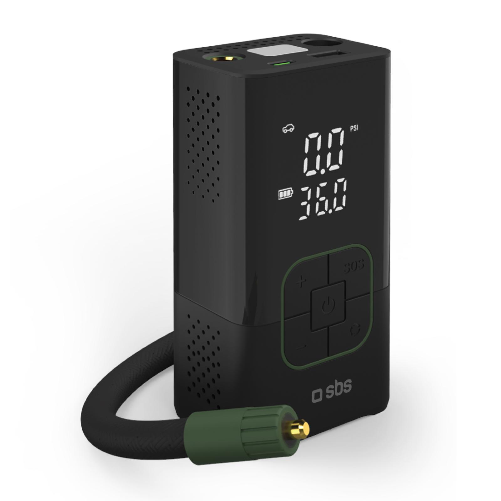 SBS 34539 Въздушен компресор с фенерче и функция PowerBank Air Pro | JAR Computers SBS 34539 Въздушен компресор с фенерче и функция PowerBank Air Pro