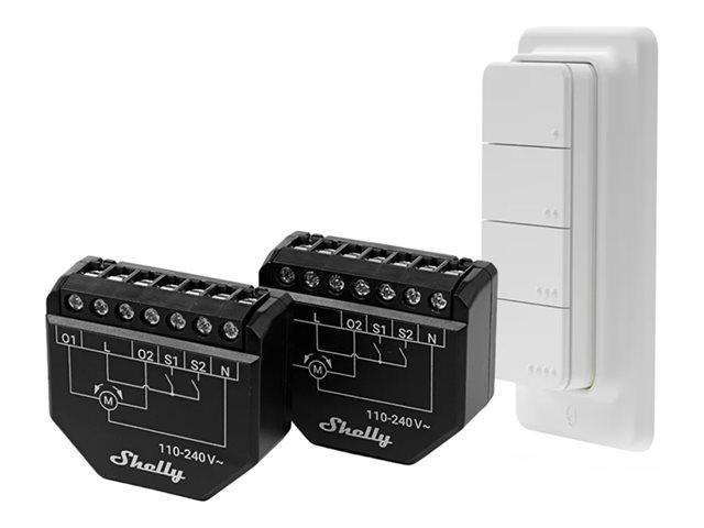SHELLY Shutter 2x BLU RC Button 4 Wireless Shutter Kit | JAR Computers SHELLY Shutter 2x BLU RC Button 4 Wireless Shutter Kit