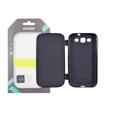 Силиконов кейс за Samsung Galaxy S3 i9300, S3 Neo - FitCase Flip Case DCT-43 (черен) | JAR Computers Силиконов кейс за Samsung Galaxy S3 i9300, S3 Neo - FitCase Flip Case DCT-43 (черен)