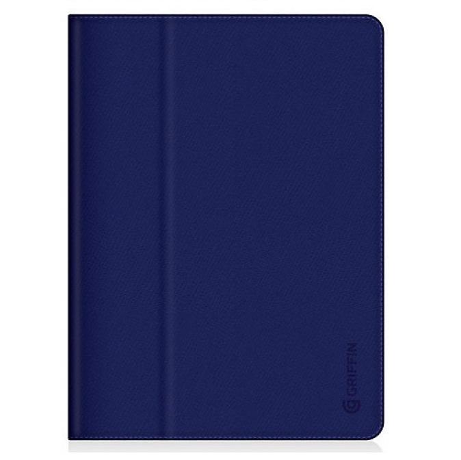 Тънък кожен кейс и поставка за iPad Air, iPad 5 (2017) - Griffin Case Folio Slim (син) | JAR Computers Тънък кожен кейс и поставка за iPad Air, iPad 5 (2017) - Griffin Case Folio Slim (син)