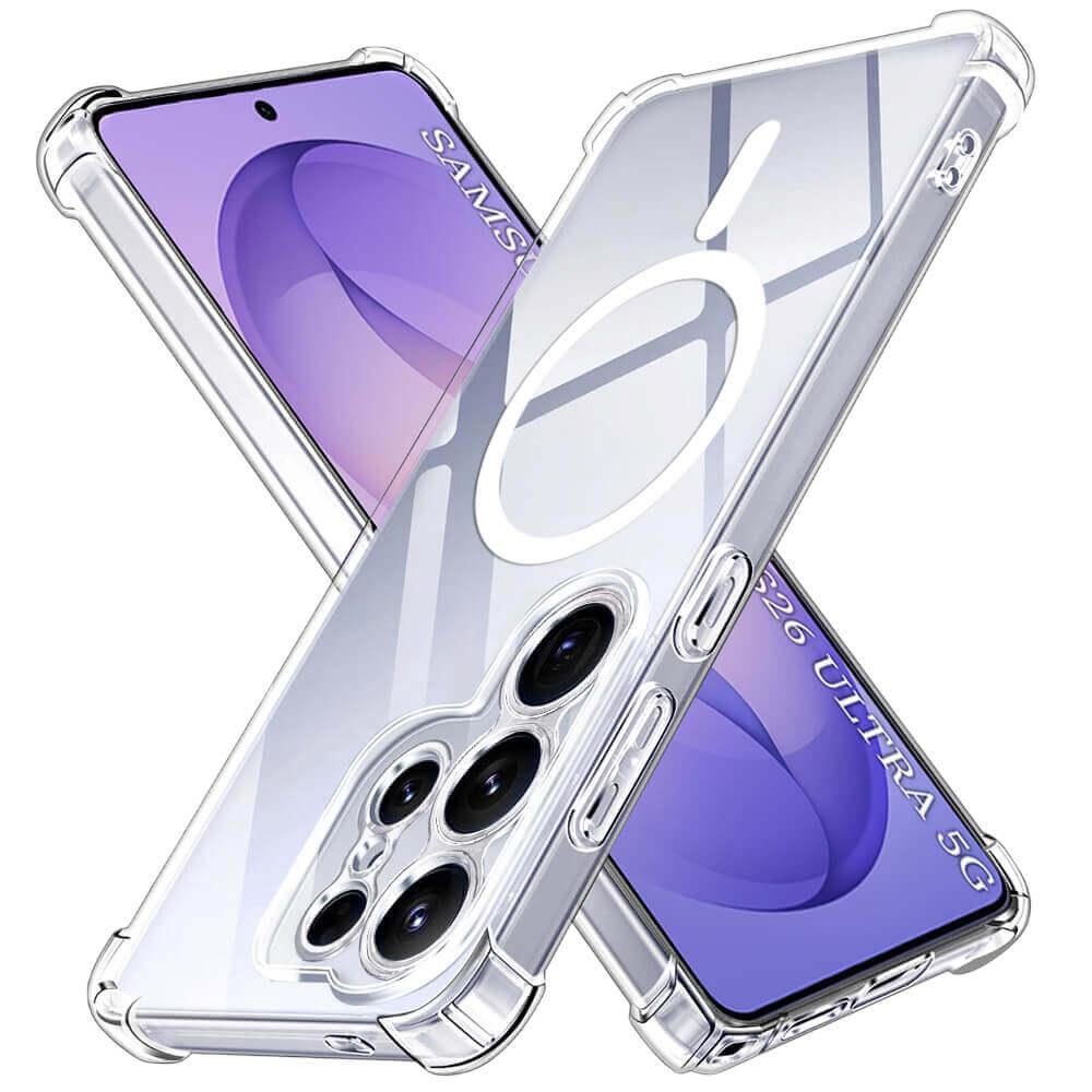 Удароустойчив силиконов (TPU) калъф с MagSafe за Samsung Galaxy S26 Ultra - Techsuit Shockproof Clear Silicone Case (прозрачен) | JAR Computers Удароустойчив силиконов (TPU) калъф с MagSafe за Samsung Galaxy S26 Ultra - Techsuit Shockproof Clear Silicone Case (прозрачен)