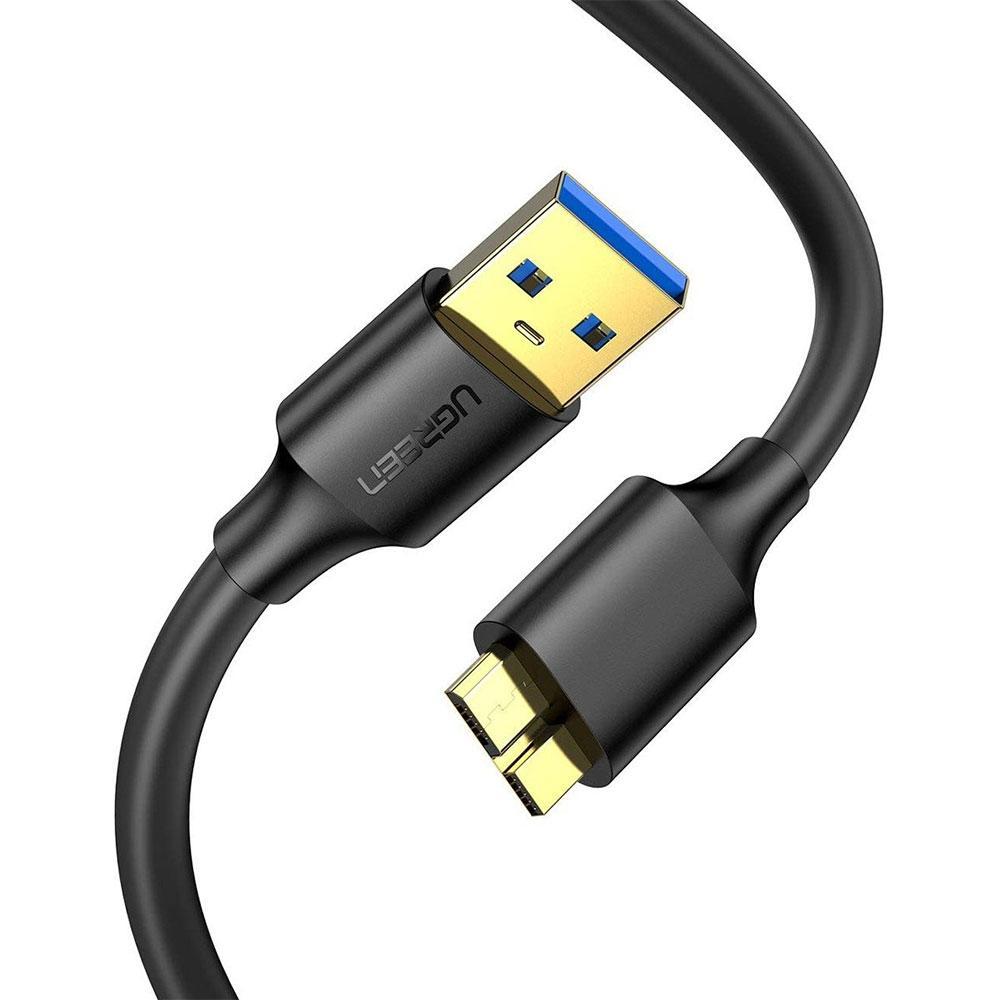 Ugreen USB 3.0 - micro USB 3.0 cable US130 2m black (10843) (UGR10843) | JAR Computers Ugreen USB 3.0 - micro USB 3.0 cable US130 2m black (10843) (UGR10843)