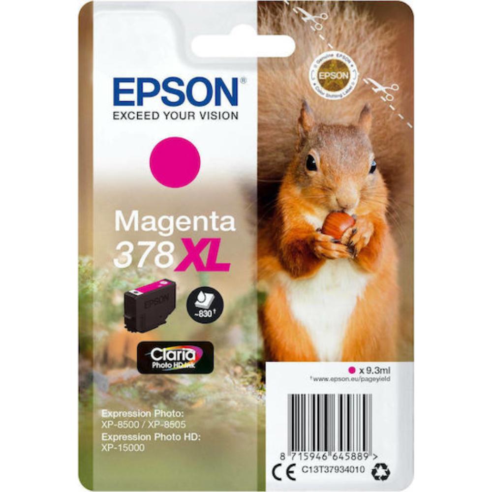 Epson Μελάνι Inkjet 378XL Magenta (C13T37934010) (EPST37934010)