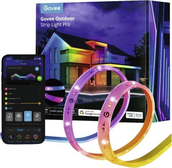 Govee H70A13D1 смарт осветление Смарт светлинна лента Wi-Fi | JAR Computers Govee H70A13D1 смарт осветление Смарт светлинна лента Wi-Fi