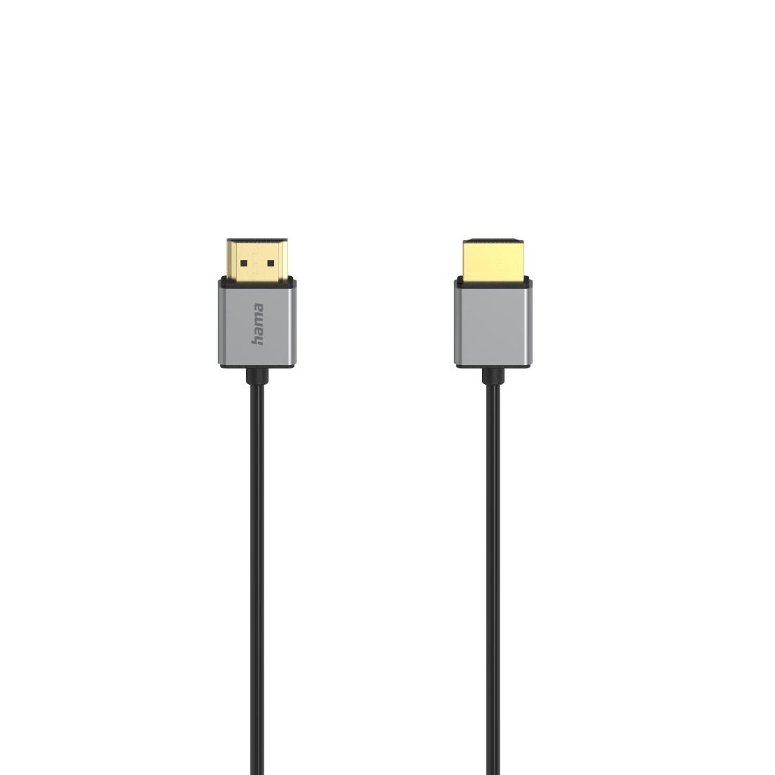 Hama 00205449 HDMI кабел 1,5 м HDMI тип A (стандартен) Черен, Сив | JAR Computers Hama 00205449 HDMI кабел 1,5 м HDMI тип A (стандартен) Черен, Сив