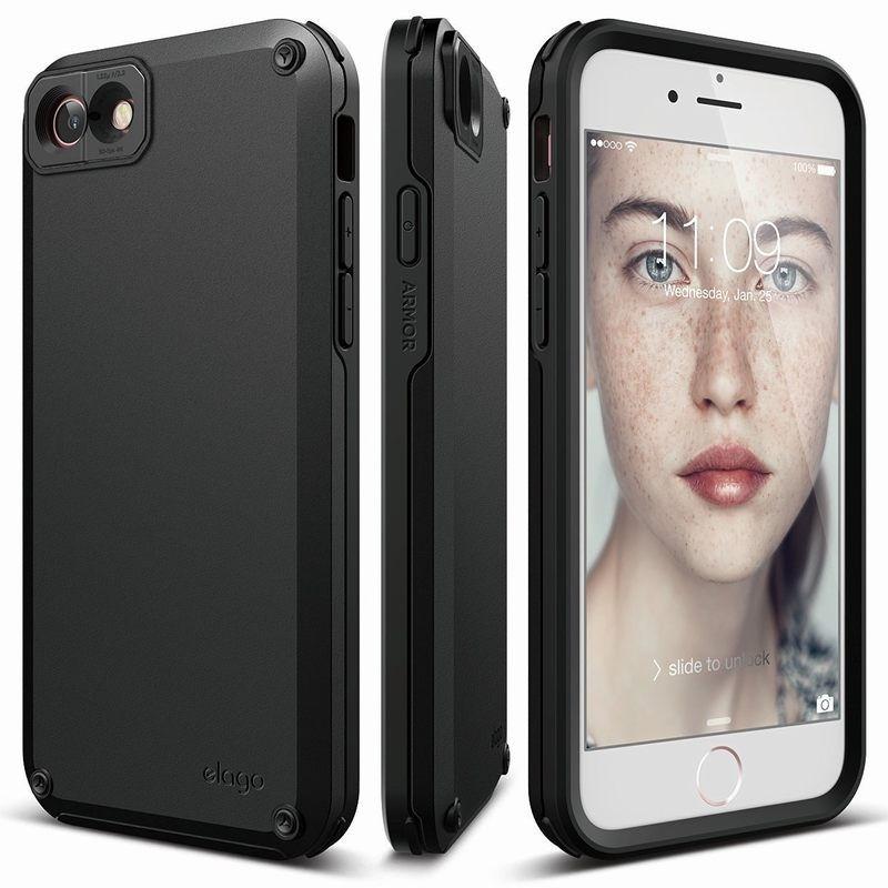 Хибриден кейс (поликарбонат + TPU) и HD покритие за iPhone SE (2022), iPhone SE (2020), iPhone 8, iPhone 7 - Elago Armor Case (черен) | JAR Computers Хибриден кейс (поликарбонат + TPU) и HD покритие за iPhone SE (2022), iPhone SE (2020), iPhone 8, iPhone 7 - Elago Armor Case (черен)