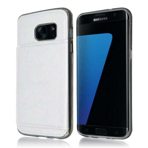 Хибриден кейс за Samsung Galaxy S7 Edge - Okkes Air Wallet (бял) | JAR Computers Хибриден кейс за Samsung Galaxy S7 Edge - Okkes Air Wallet (бял)