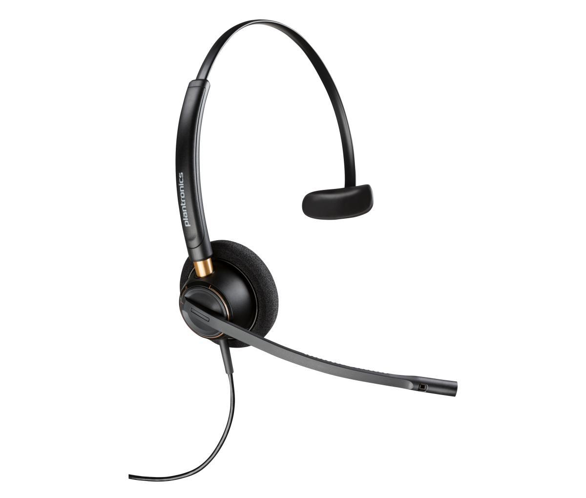 HP Poly EncorePro 510 Monaural Headset +Quick Disconnect | JAR Computers HP Poly EncorePro 510 Monaural Headset +Quick Disconnect