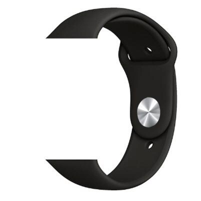 Каишка за Apple Watch 38/40/41мм, Simple, силиконова, S/M /черна/ | JAR Computers Каишка за Apple Watch 38/40/41мм, Simple, силиконова, S/M /черна/