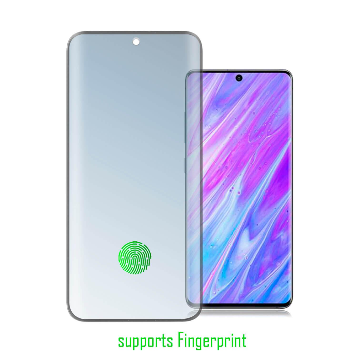 Калено стъклено защитно покритие с извити ръбове за Samsung Galaxy S20 - 4smarts Second Glass UltraSonix with Colour Frame (черен-прозрачен) | JAR Computers Калено стъклено защитно покритие с извити ръбове за Samsung Galaxy S20 - 4smarts Second Glass UltraSonix with Colour Frame (черен-прозрачен)