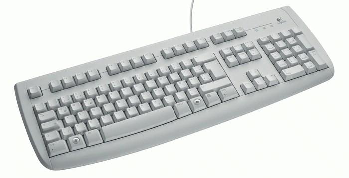 Клавиатура Logitech Deluxe 250, White, BG, USB | JAR Computers Клавиатура Logitech Deluxe 250, White, BG, USB
