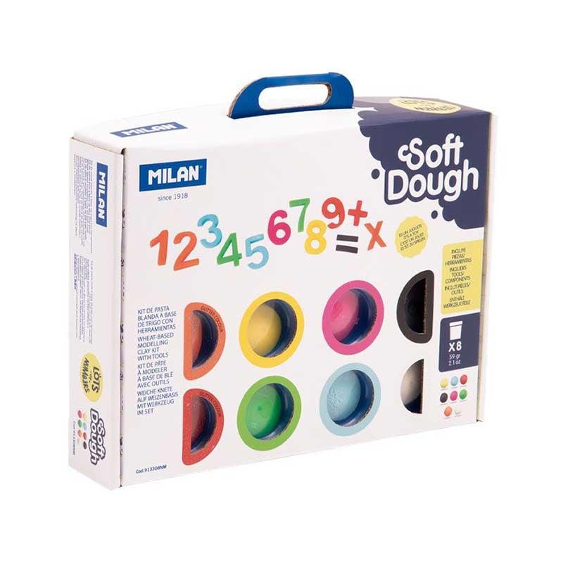 Milan Тесто за моделиране Soft Dough - Комплект Цифри | JAR Computers Milan Тесто за моделиране Soft Dough - Комплект Цифри