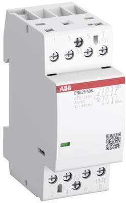 Модулен контактор ESB 25A 4NO 24ac/dc 2 мод. ABB | JAR Computers Модулен контактор ESB 25A 4NO 24ac/dc 2 мод. ABB