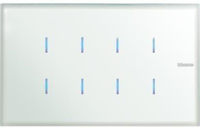 Сензорен ключ с 8 бутона 4 мод. цвят White Axolute Bticino | JAR Computers Сензорен ключ с 8 бутона 4 мод. цвят White Axolute Bticino