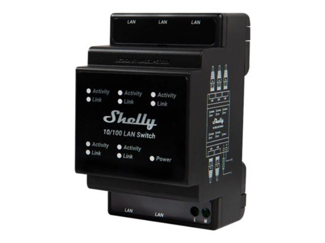 SHELLY LAN Switch DIN Rail Ethernet Expansion Network Switch | JAR Computers SHELLY LAN Switch DIN Rail Ethernet Expansion Network Switch