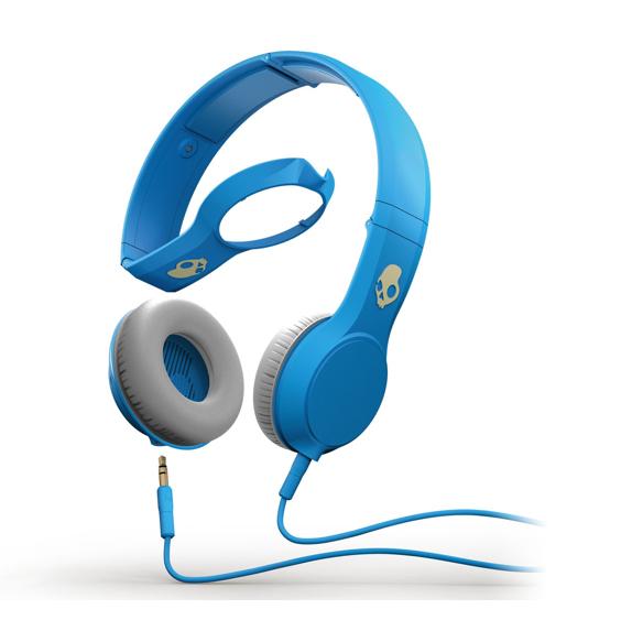 Слушалки с микрофон и спийкър за iPhone и мобилни устройства - SkullCandy Cassette Athletic Blue (син) | JAR Computers Слушалки с микрофон и спийкър за iPhone и мобилни устройства - SkullCandy Cassette Athletic Blue (син)