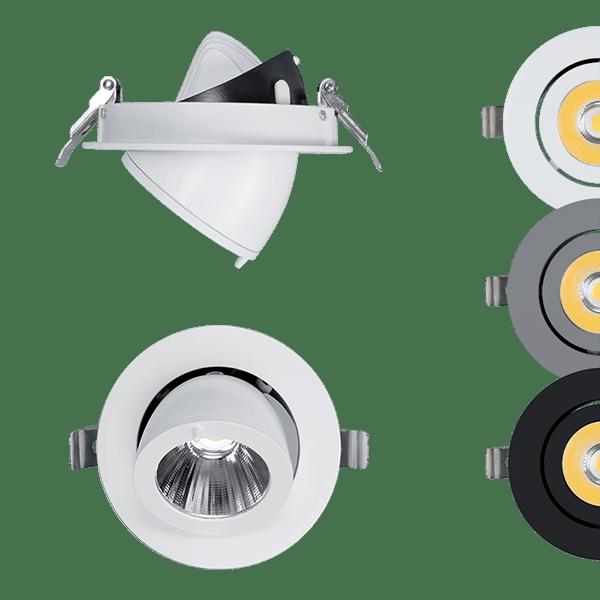 TL180 COB ПРОЖЕКТОР 20W 220-240V 6400K 24° БЯЛ