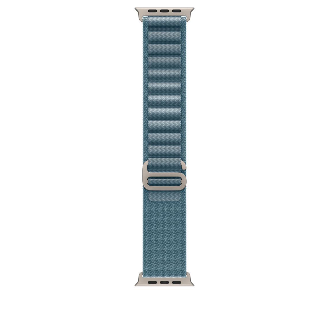 Apple Watch 49mm Loop: Light Blue Alpine Loop - Small - Natural Titanium Finish | JAR Computers Apple Watch 49mm Loop: Light Blue Alpine Loop - Small - Natural Titanium Finish