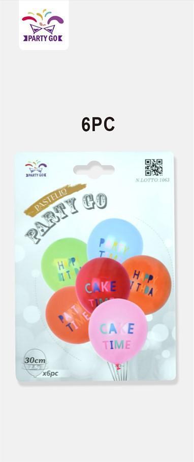 Балони за рожеден ден, PartyGo, 6 бр | JAR Computers Балони за рожеден ден, PartyGo, 6 бр