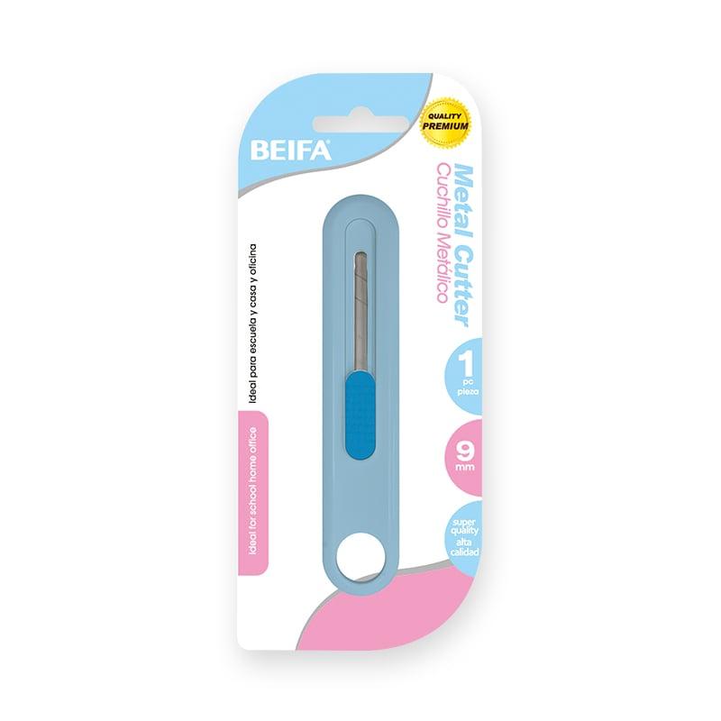 Beifa Макетен нож, 9 mm, в пастелни цветове, асорти