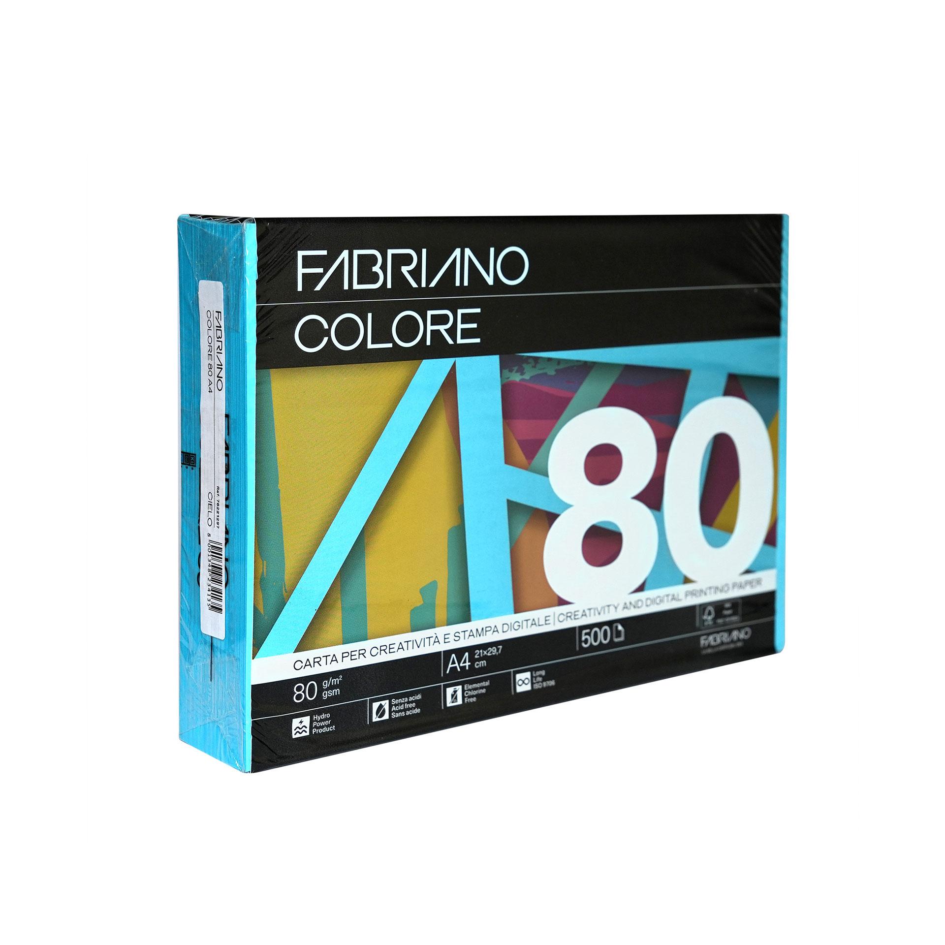 Fabriano Копирна хартия Colore, A4, 80 g/m2, синя, 500 листа