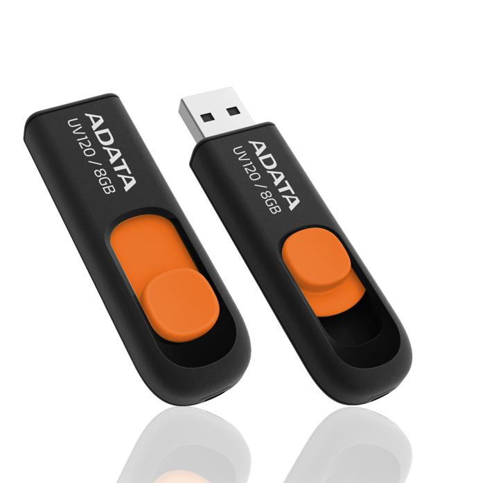 Флаш памет за преносими компютри 8GB - Adata 8GB DashDrive™ UV120 Capless Sliding USB Flash Drive | JAR Computers Флаш памет за преносими компютри 8GB - Adata 8GB DashDrive™ UV120 Capless Sliding USB Flash Drive