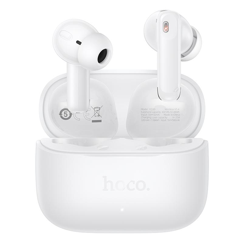 HOCO HF TWS Bluetooth Eufonia /бял/ - EQ30 | JAR Computers HOCO HF TWS Bluetooth Eufonia /бял/ - EQ30