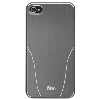 Уникален алуминиев кейс за iPhone 4/4S - iSkin Aura (графит) | JAR Computers Уникален алуминиев кейс за iPhone 4/4S - iSkin Aura (графит)