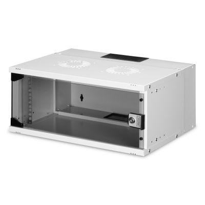 Кутия за компютър Rack Digitus 4HE Wall Mounting SOHO Pro Grey unm.