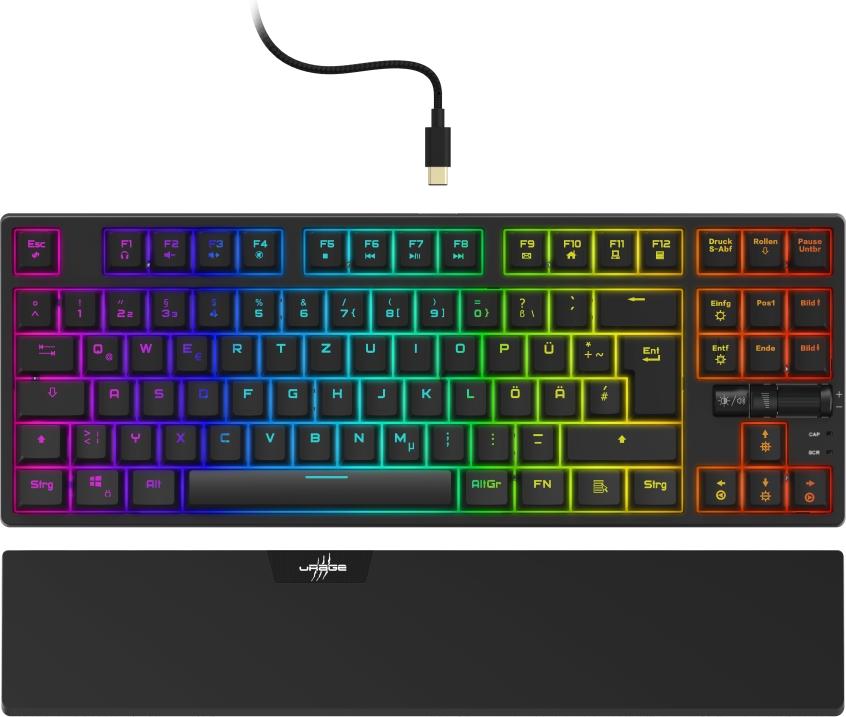 Механична клавиатура Hama - uRage Exodus 860, Outemu Blue, черна | JAR Computers Механична клавиатура Hama - uRage Exodus 860, Outemu Blue, черна