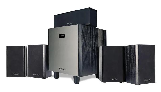 Microlab Аудио система 5.1 HTS800, черна | JAR Computers Microlab Аудио система 5.1 HTS800, черна