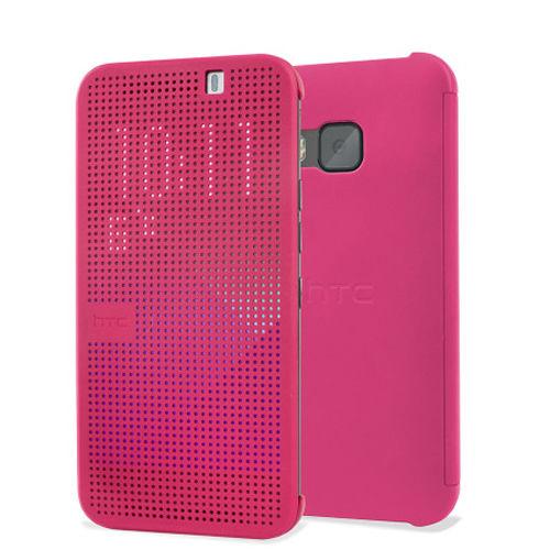 Оригинален кейс с активен капак за HTC One 3 M9 - HTC Case Dot Flip HC M231 (розов) | JAR Computers Оригинален кейс с активен капак за HTC One 3 M9 - HTC Case Dot Flip HC M231 (розов)
