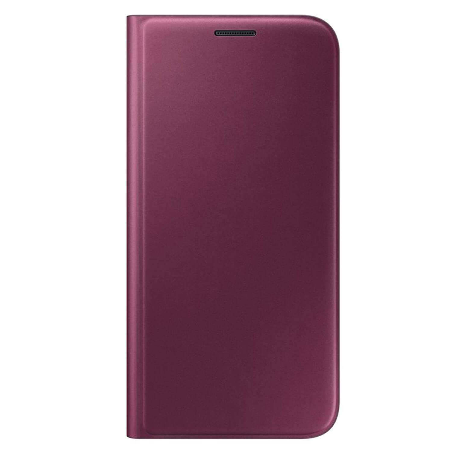 Оригинален кожен кейс за Samsung Galaxy S7 - Samsung Flip Cover EF-WG930PXEGWW (бордо) | JAR Computers Оригинален кожен кейс за Samsung Galaxy S7 - Samsung Flip Cover EF-WG930PXEGWW (бордо)