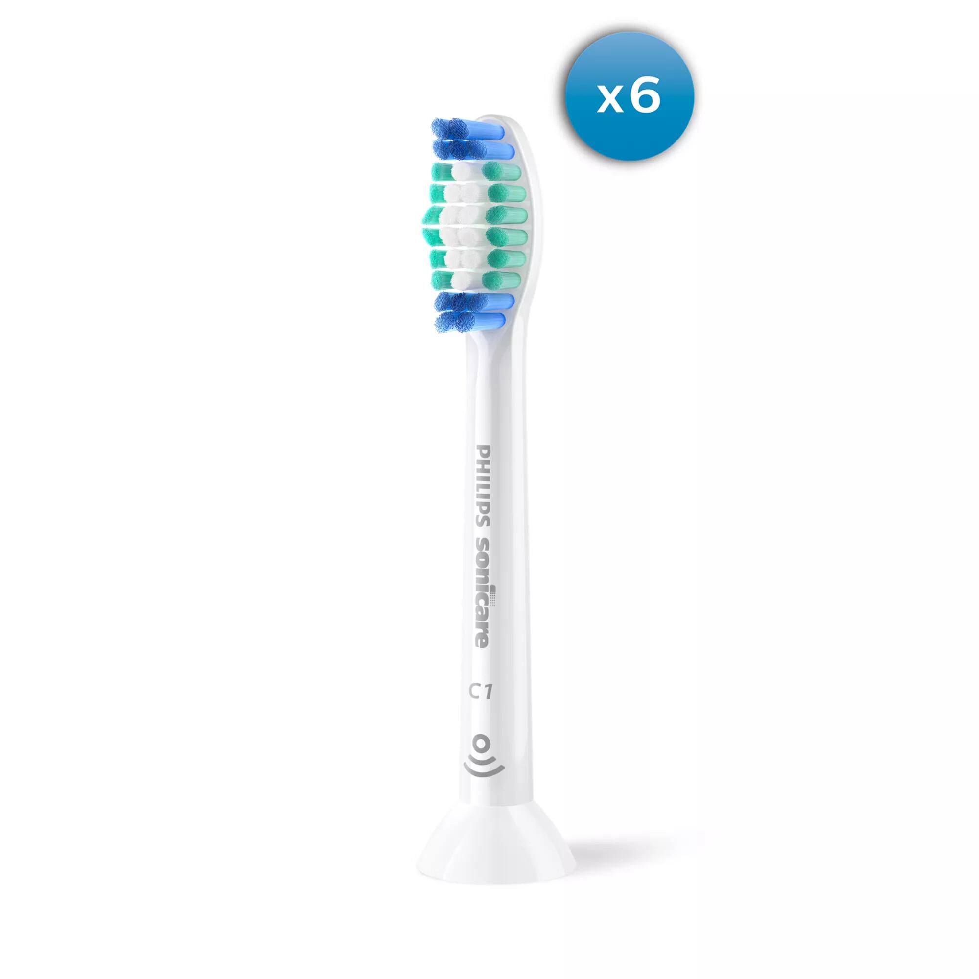 Philips Sonicare ProResults plaque control HX6016/87 глава на четка за зъби 6 броя Бяла | JAR Computers Philips Sonicare ProResults plaque control HX6016/87 глава на четка за зъби 6 броя Бяла