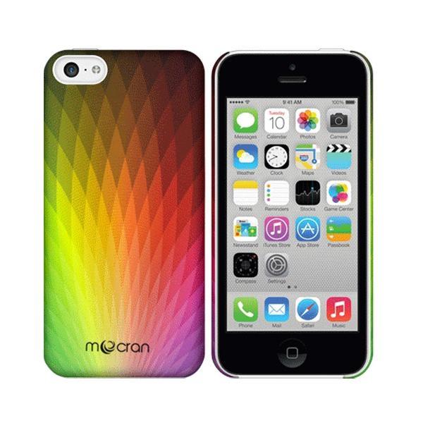Поликарбонатов кейс за iPhone 5C - Mocran Abstract Rainbow Field Case | JAR Computers Поликарбонатов кейс за iPhone 5C - Mocran Abstract Rainbow Field Case