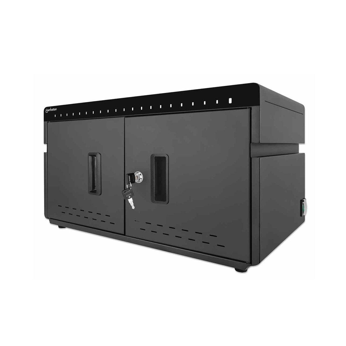 Шкаф за зареждане на смартфони Manhattan, таблети и USB устройства, 360W, до 20 броя | JAR Computers Шкаф за зареждане на смартфони Manhattan, таблети и USB устройства, 360W, до 20 броя