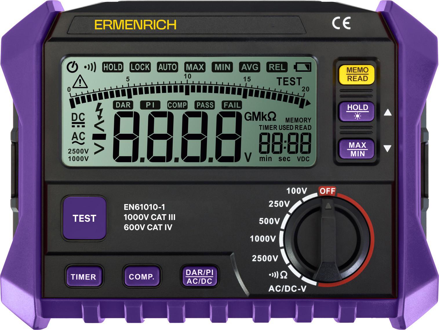 Тестер на изолацията Ermenrich Ping ET50 | JAR Computers Тестер на изолацията Ermenrich Ping ET50