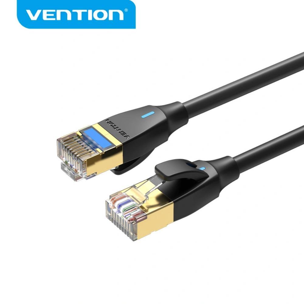 VENTION Cat.8 SFTP Patch Cable 1.5M Black Slim Type (IKIBG) (VENIKIBG)