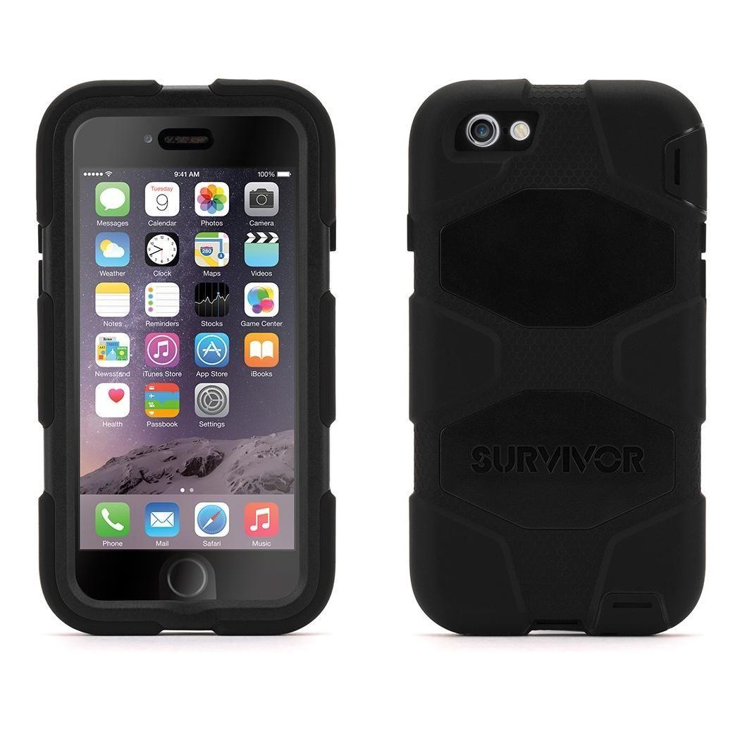 Защита от най-висок клас за iPhone 6, iPhone 6S - Griffin Survivor All-Terrain Extreme-Duty Case (черен) | JAR Computers Защита от най-висок клас за iPhone 6, iPhone 6S - Griffin Survivor All-Terrain Extreme-Duty Case (черен)
