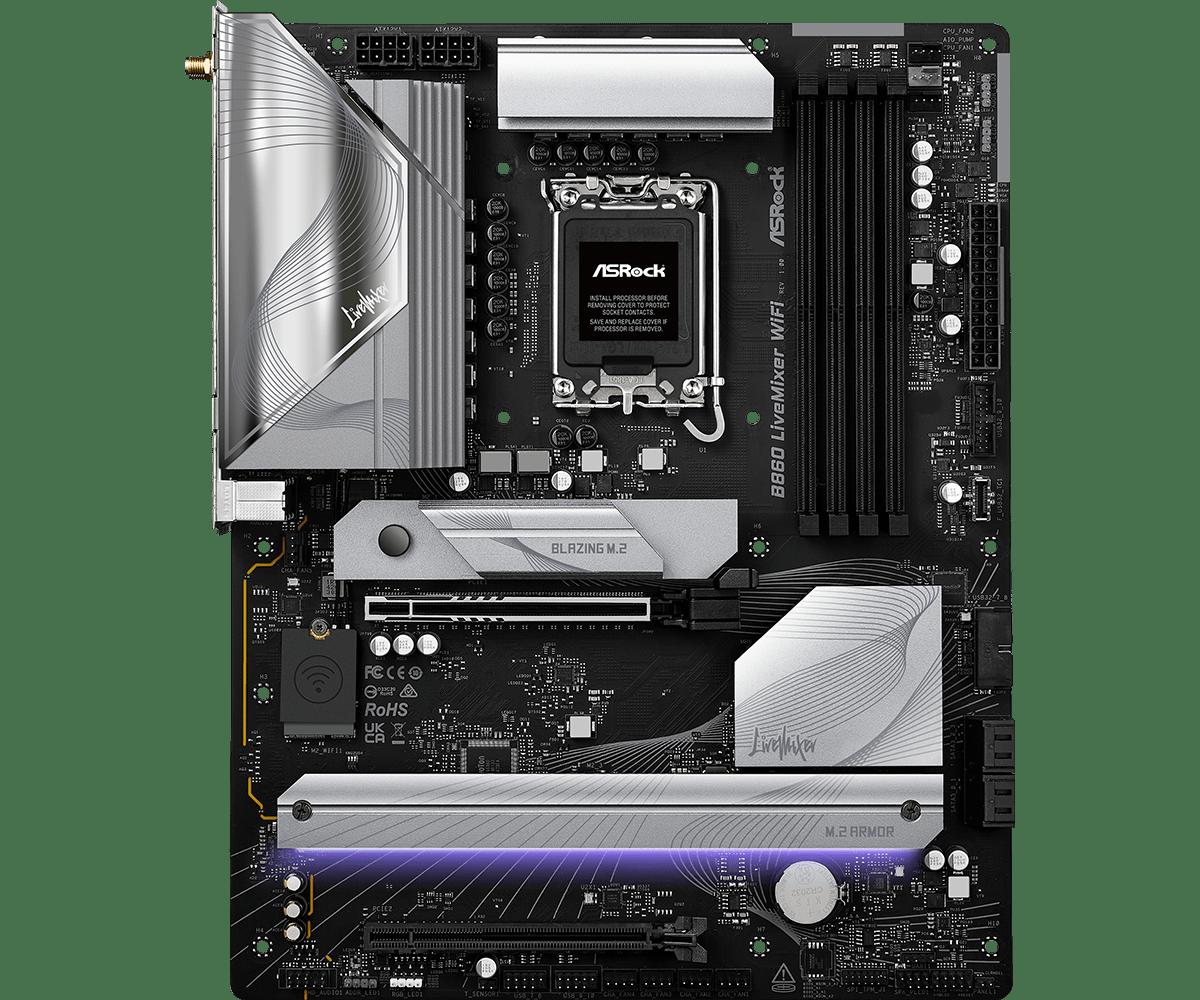 ASROCK B860 LIVEMIXER WIFI | JAR Computers ASROCK B860 LIVEMIXER WIFI